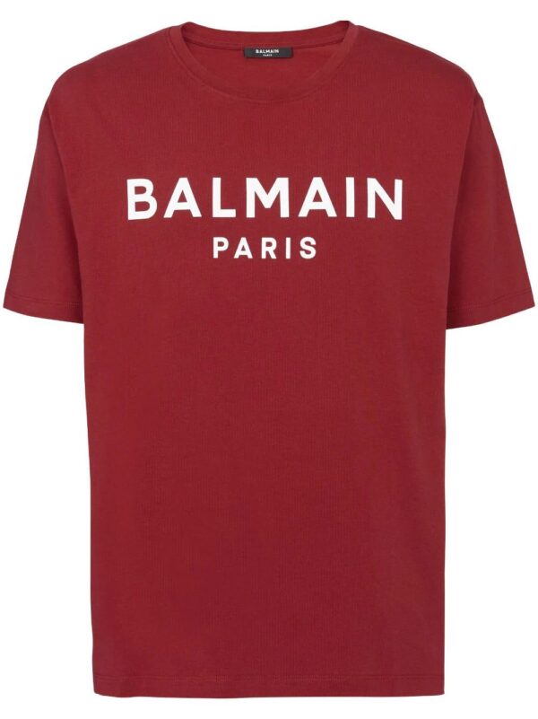 Balmain  logo-print cotton T-shirt