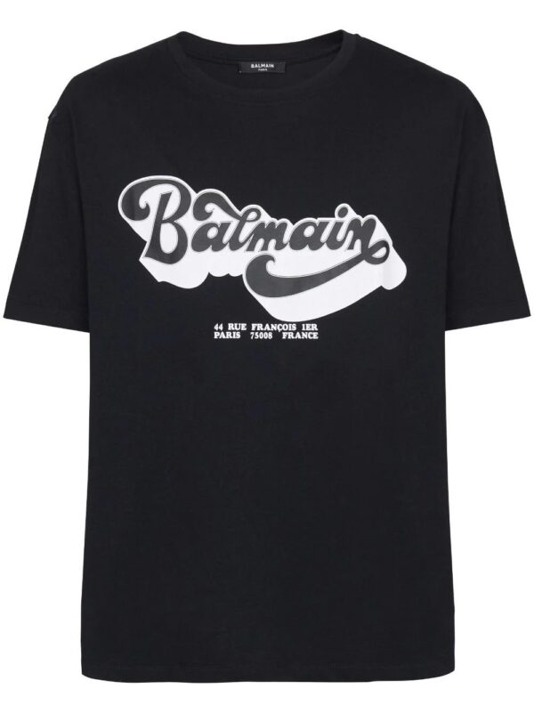 Balmain  70s logo-print T-shirt