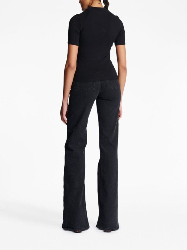 Balmain Retro logo-embroidered T-shirt - Image 4