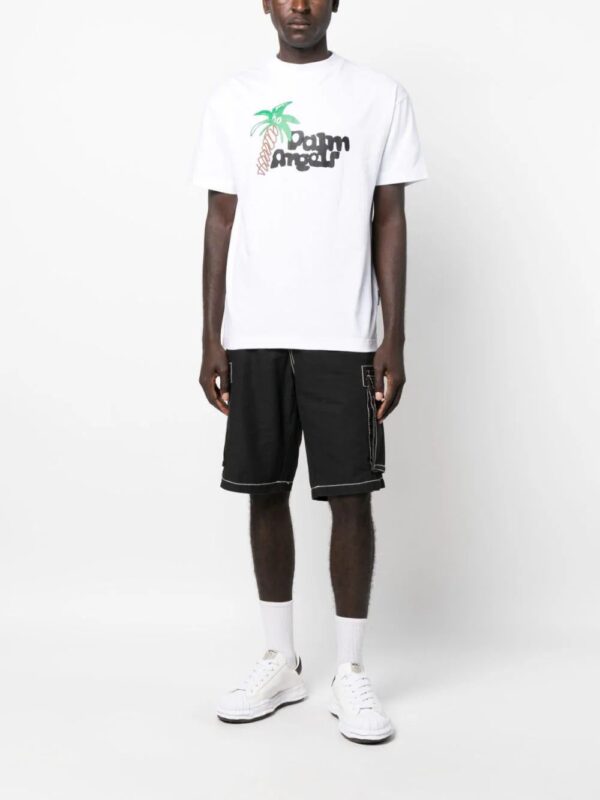 Palm Angels  Sketchy-print cotton T-shirt - Image 2