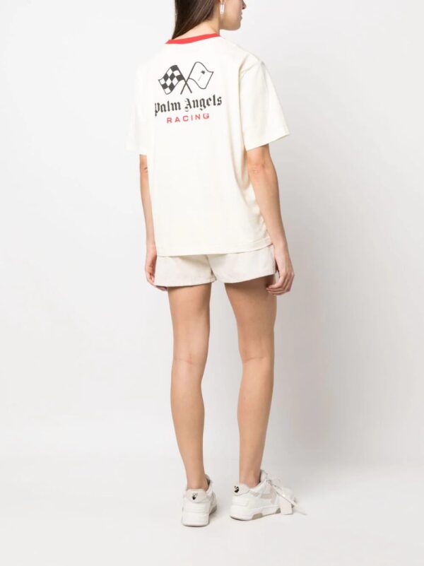 Palm Angels  x Haas MoneyGram Racing monogram T-shirt - Image 3