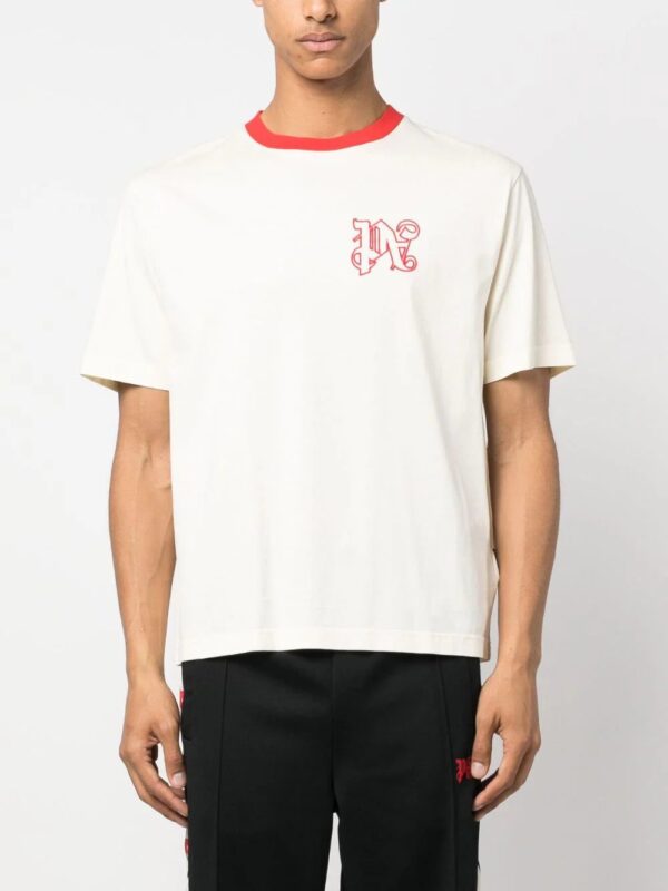 Palm Angels  x Haas MoneyGram Racing monogram T-shirt - Image 4