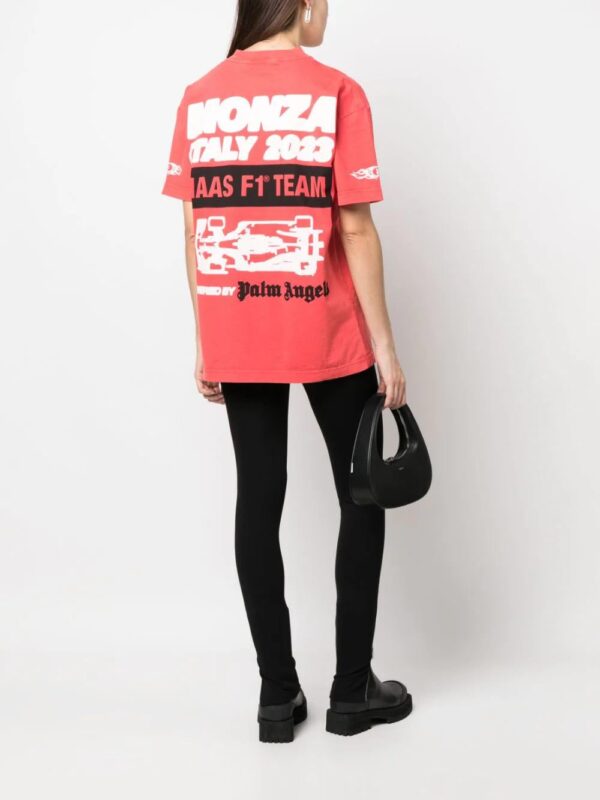 Palm Angels  x Haas MoneyGram Team Monza F1 Team T-shirt - Image 3