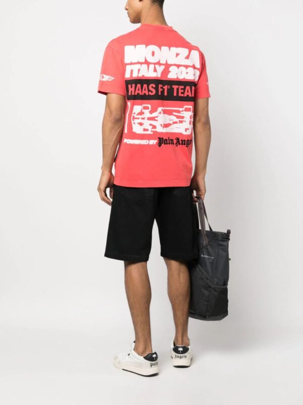 Palm Angels  x Haas MoneyGram Team Monza F1 Team T-shirt - Image 2