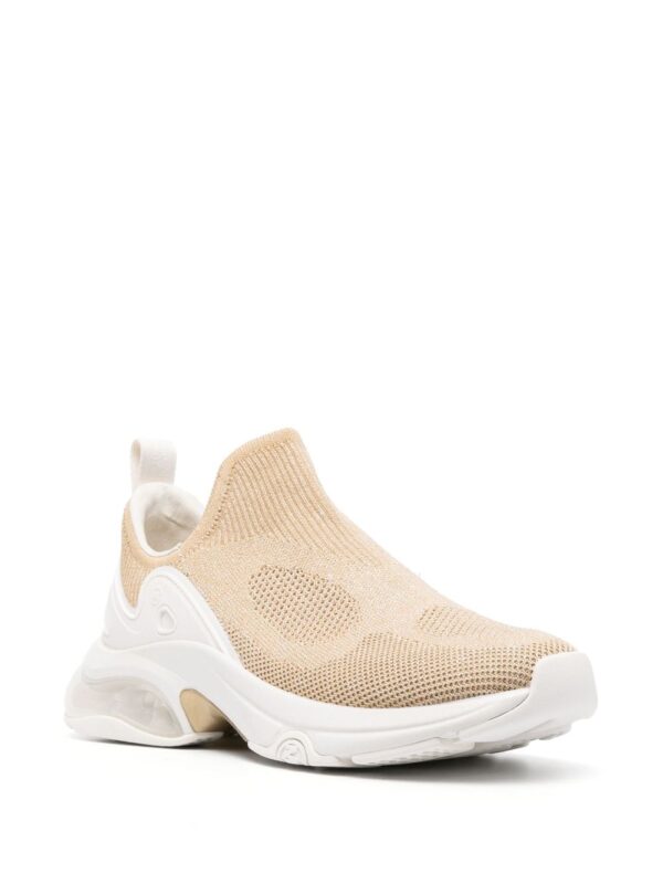 Michael Michael Kors Kit Extreme metallic-knit sneakers - Image 2