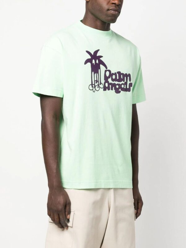 Palm Angels  Douby cotton T-shirt - Image 3