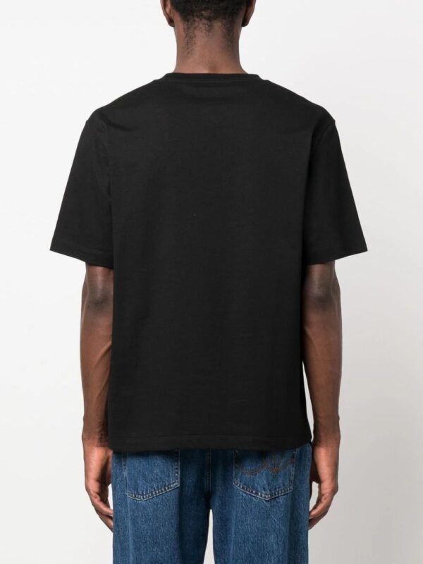 Palm Angels  logo-tape cotton T-shirt - Image 4