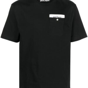 Palm Angels  logo-tape cotton T-shirt