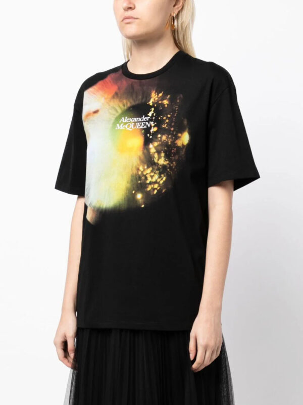 Alexander McQueen  logo-print cotton T-shirt - Image 3