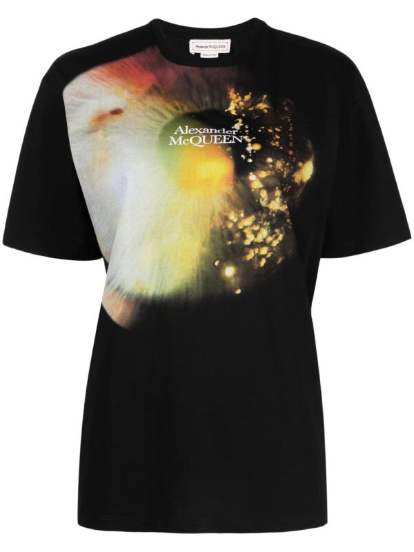 Alexander McQueen  logo-print cotton T-shirt