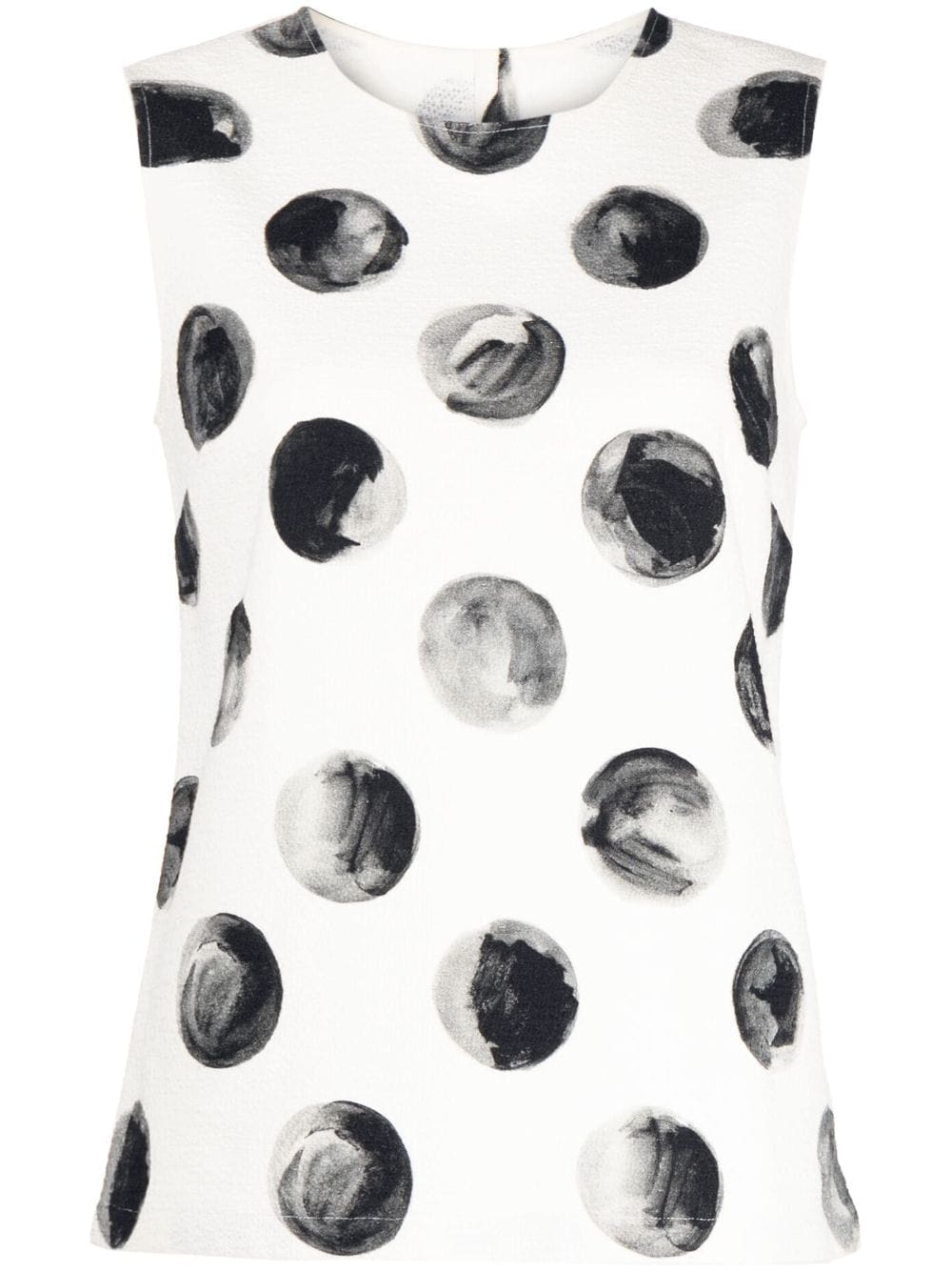 Dolce & Gabbana polka-dot print sleeveless top