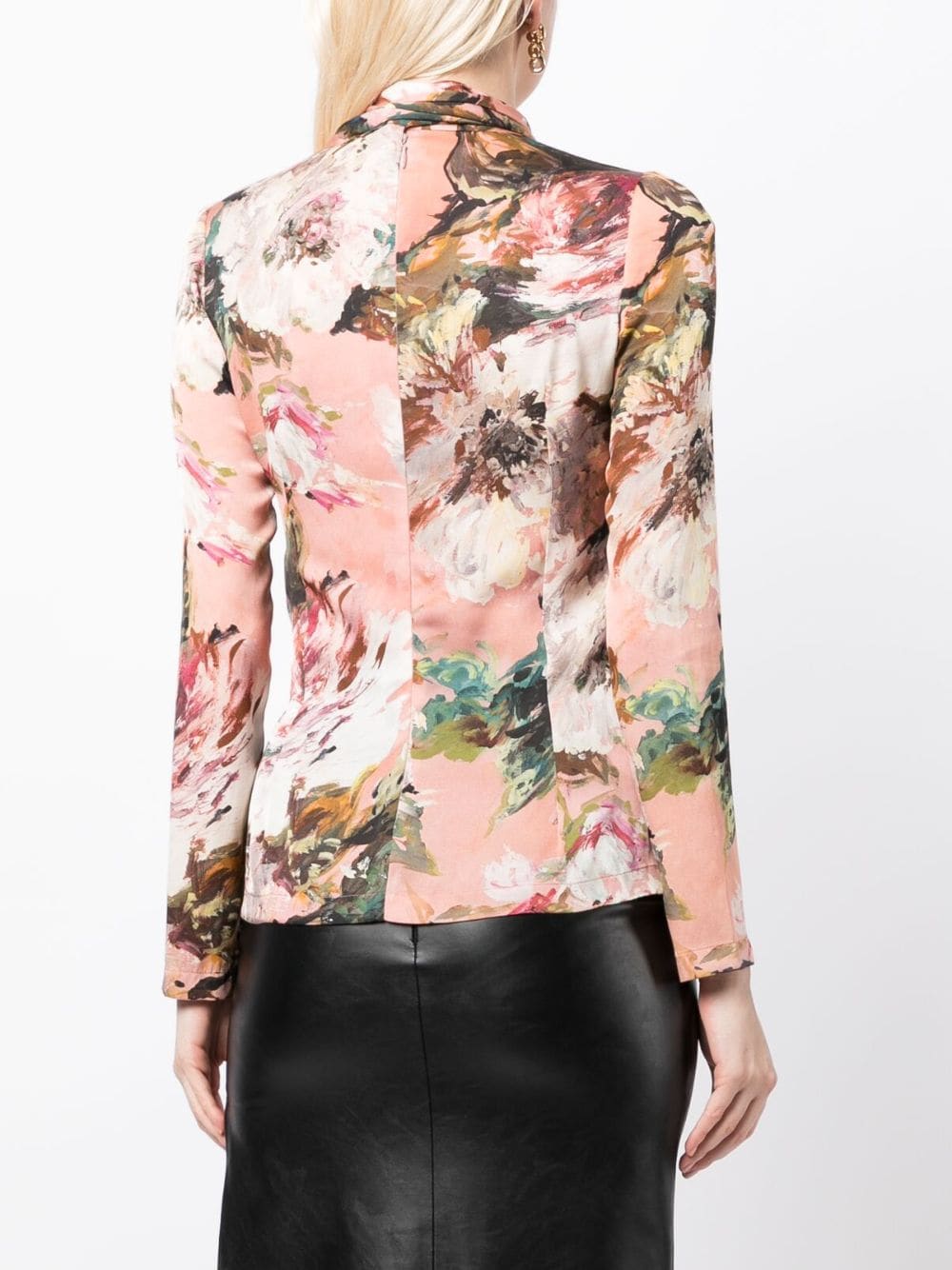 Dolce & Gabbana floral-print stretch-silk blouse - Image 4