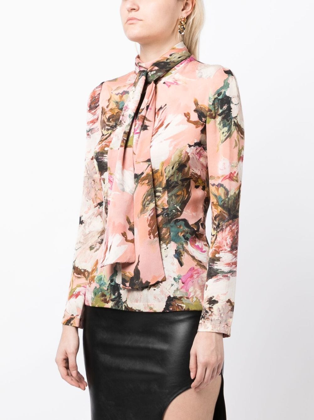 Dolce & Gabbana floral-print stretch-silk blouse - Image 3