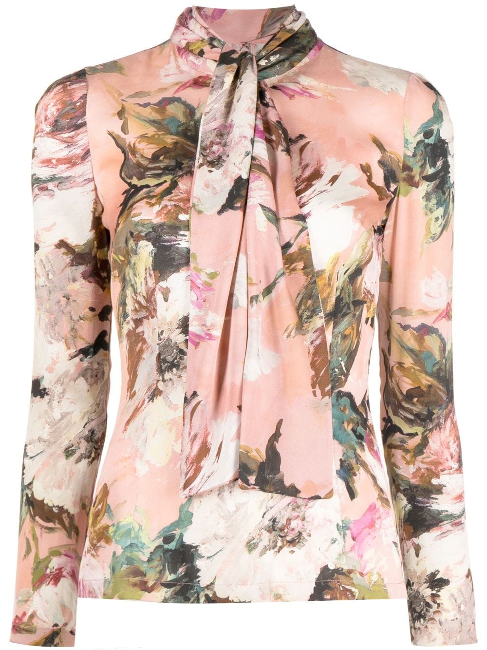 Dolce & Gabbana floral-print stretch-silk blouse