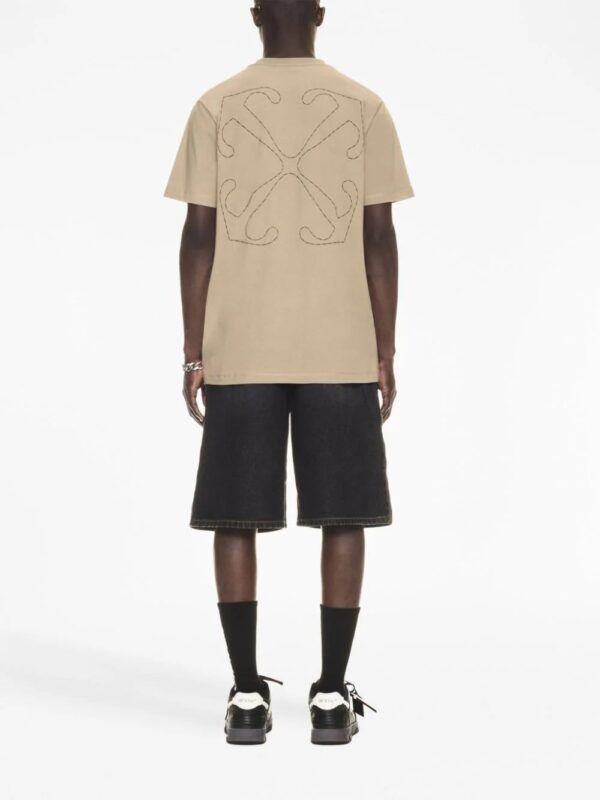 Off-White  Off Stitch cotton T-shirt - Image 4