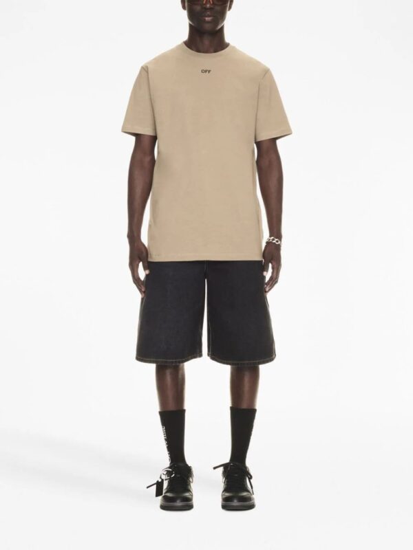 Off-White  Off Stitch cotton T-shirt - Image 2