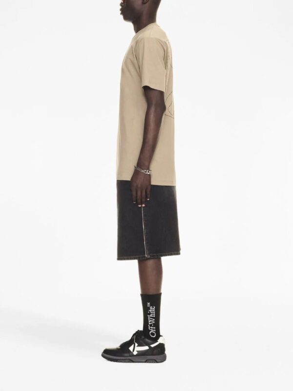 Off-White  Off Stitch cotton T-shirt - Image 3