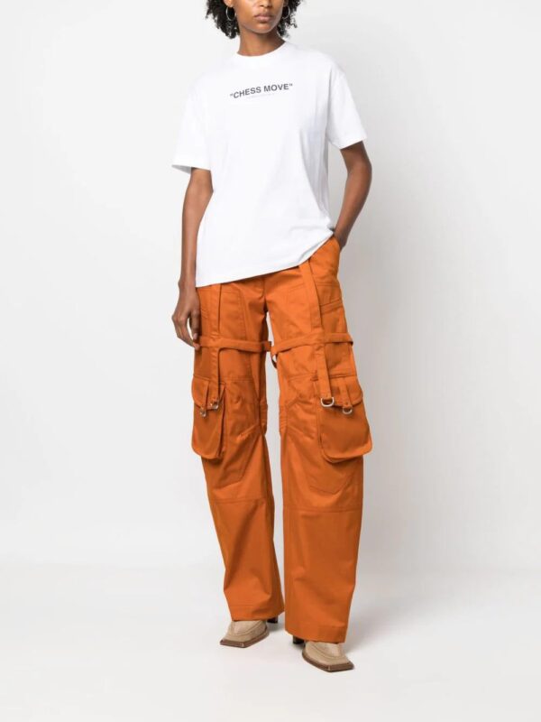 Off-White  Chess Move cotton T-shirt - Image 2