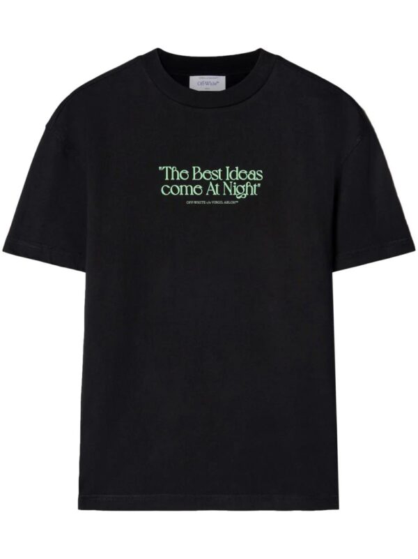 Off-White  slogan-print short-sleeve T-shirt