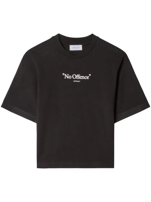 Off-White  slogan-print cotton T-shirt