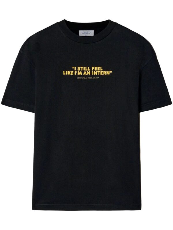 Off-White  slogan-print short-sleeve T-shirt