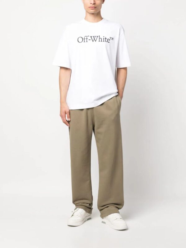 Off-White  Bookish logo-print cotton T-shirt - Image 2