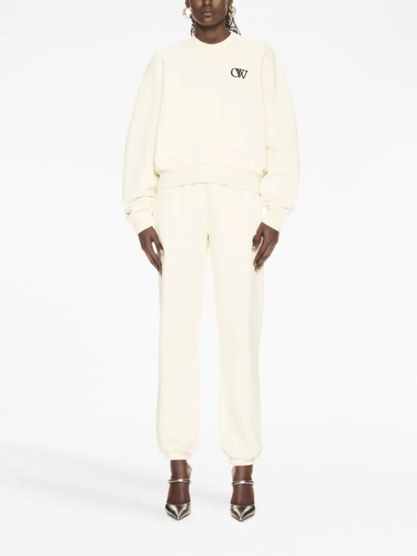 Off-White  OW-print cotton sweatshirt - Image 2