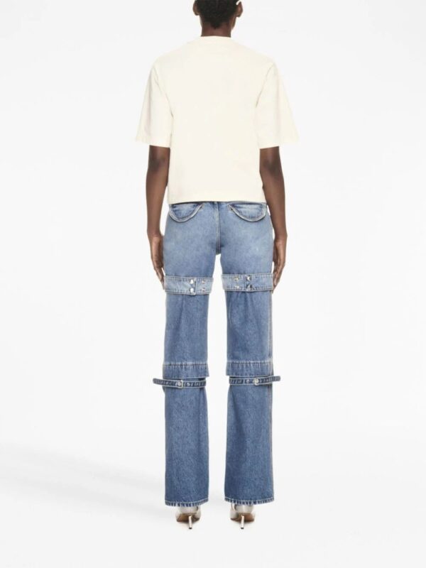 Off-White  OW-print cotton T-shirt - Image 4