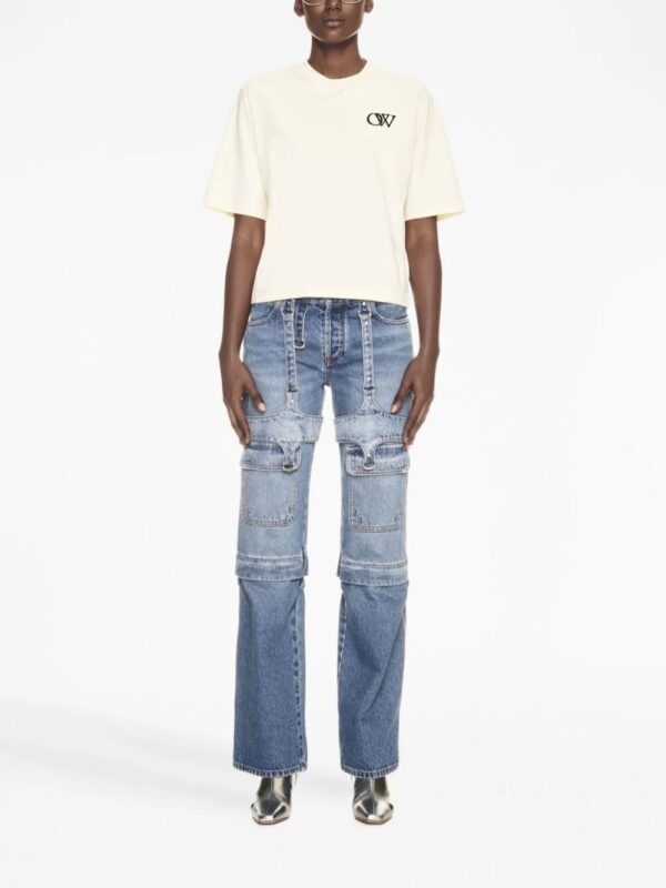 Off-White  OW-print cotton T-shirt - Image 2