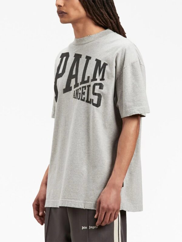 Palm Angels  logo-print crew-neck T-shirt - Image 4