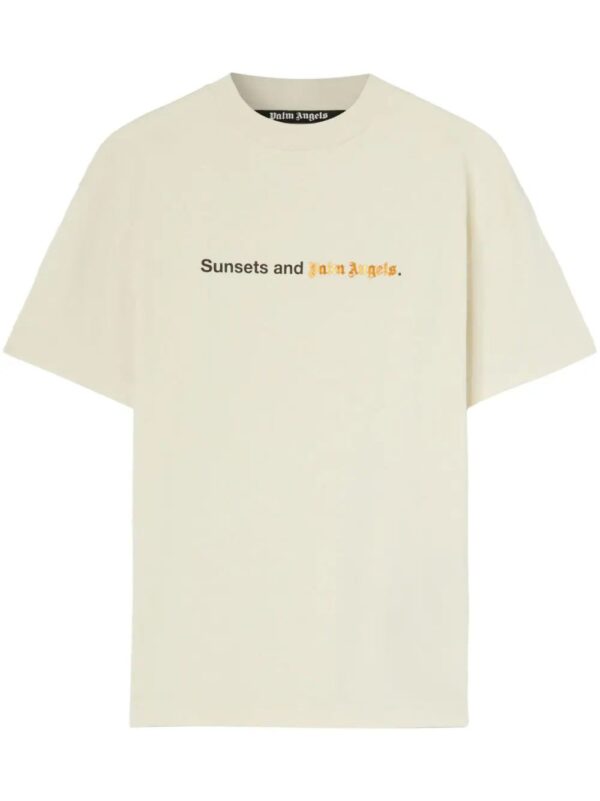 Palm Angels  logo-print crew-neck T-shirt