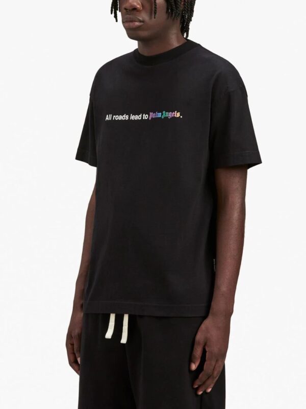 Palm Angels  logo-print crew-neck T-shirt - Image 4