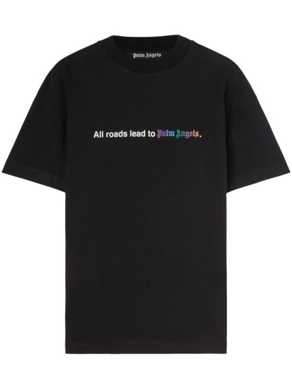 Palm Angels  logo-print crew-neck T-shirt