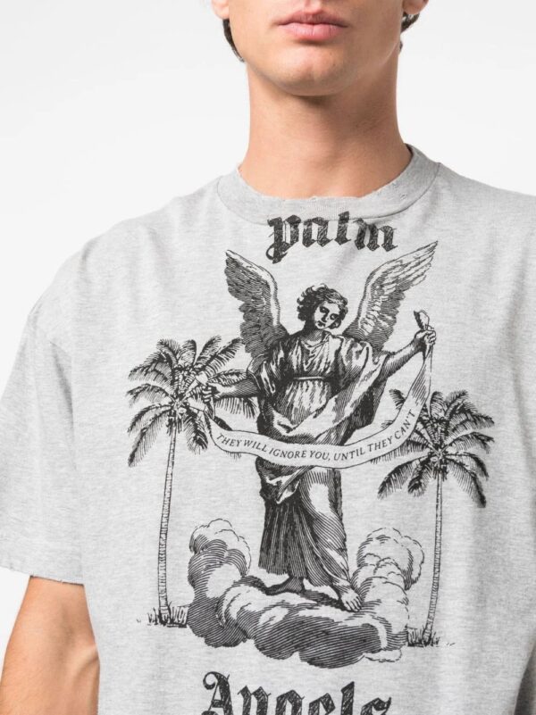 Palm Angels  University logo-print T-shirt - Image 2