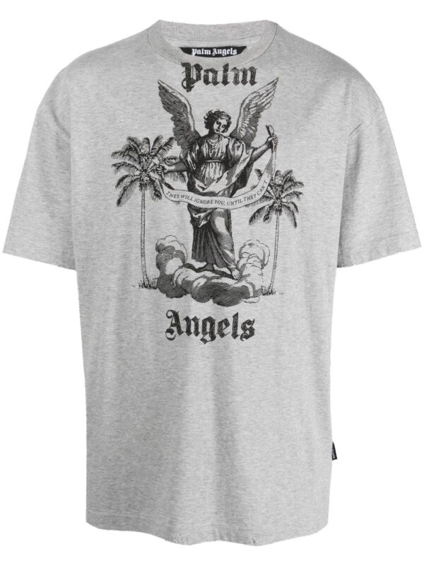 Palm Angels  University logo-print T-shirt