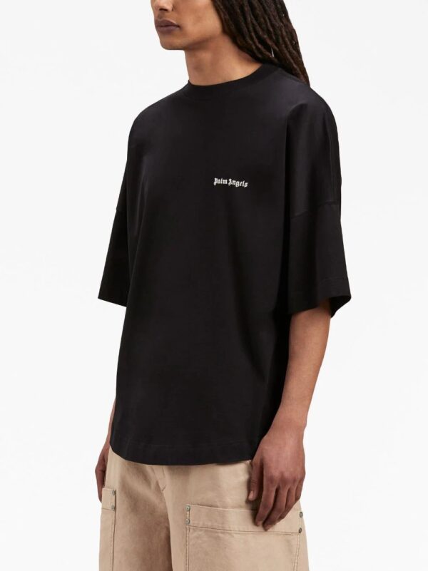 Palm Angels  logo-embroidered cotton T-shirt - Image 4