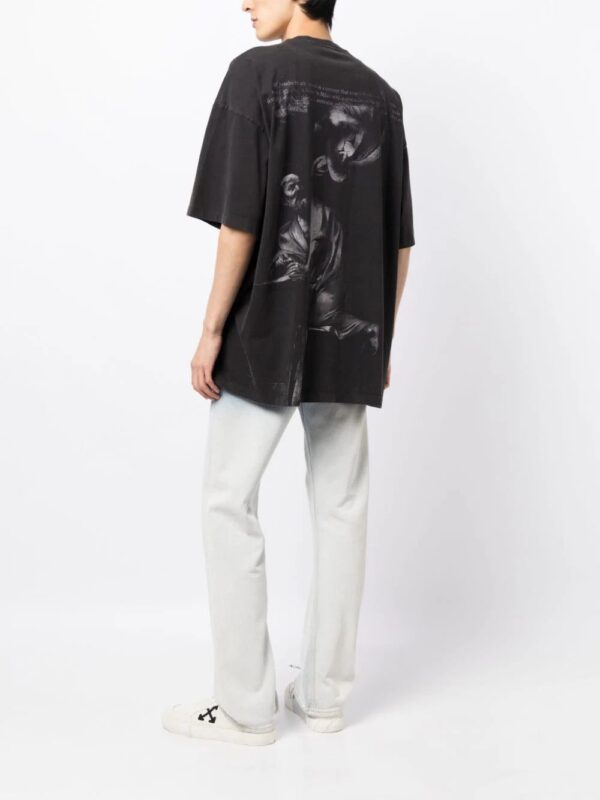 Off-White  Caravaggio painting-print cotton T-shirt - Image 3