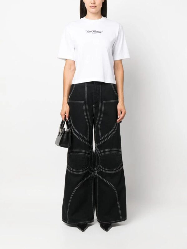 Off-White  No Offence cotton T-shirt - Image 2