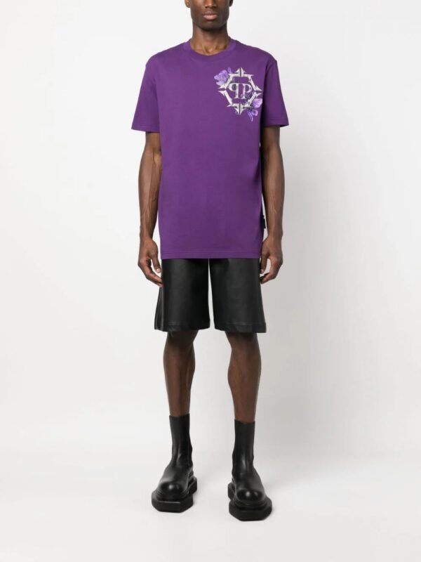 Philipp Plein  logo-print crew-neck T-shirt - Image 2