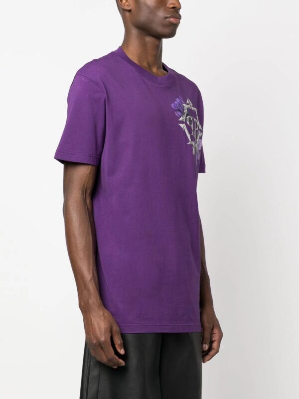 Philipp Plein  logo-print crew-neck T-shirt - Image 3