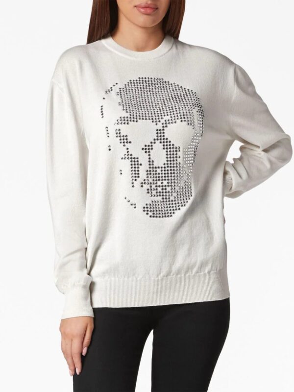 Philipp Plein  skull-motif crystal-embellished sweatshirt - Image 3