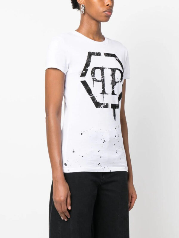 Philipp Plein  Sexy Pure Fit Hexagon T-shirt - Image 3