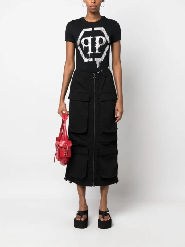 Philipp Plein  crystal-embellished logo T-shirt - Image 2
