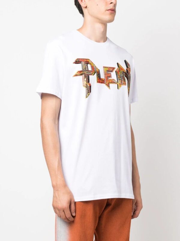 Philipp Plein  crystal-embellished logo T-shirt - Image 3