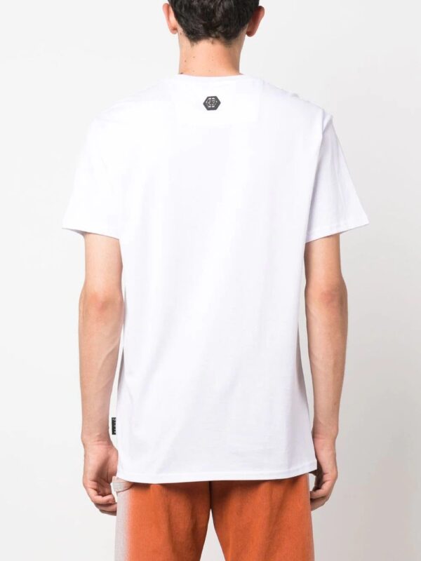 Philipp Plein  crystal-embellished logo T-shirt - Image 4