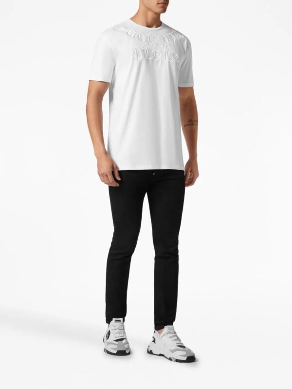 Philipp Plein  Gothic logo-embossed T-shirt - Image 2