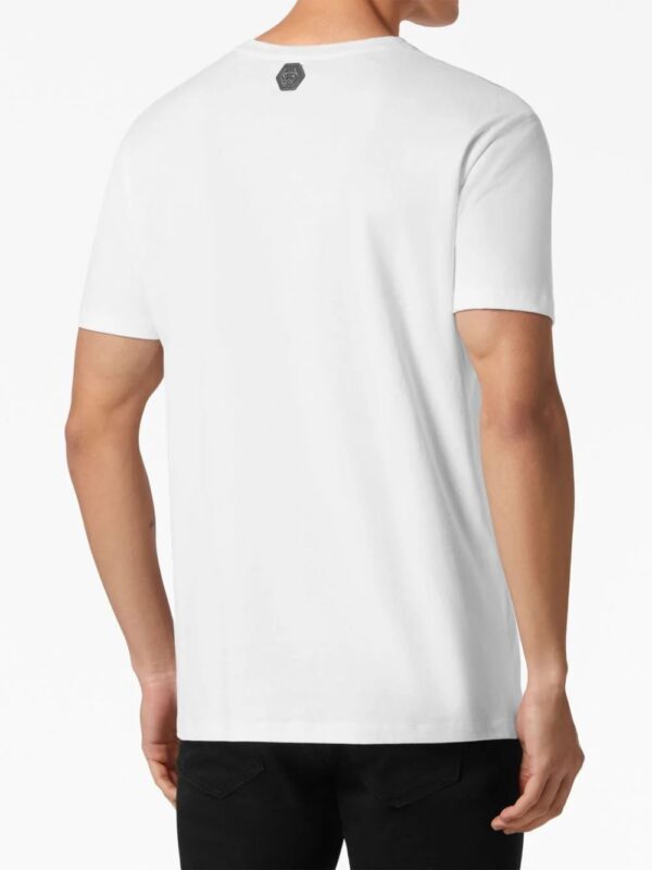 Philipp Plein  Gothic logo-embossed T-shirt - Image 4
