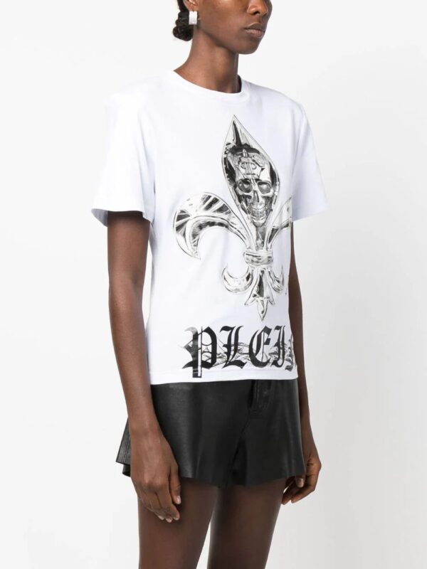 Philipp Plein  Sexy Pure Fit Chrome cotton T-shirt - Image 3