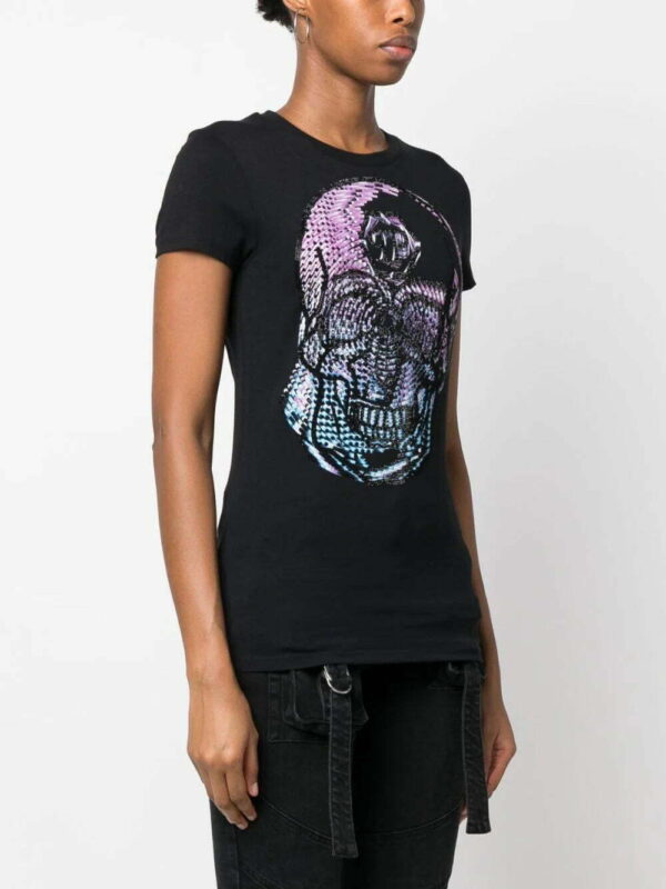 Philipp Plein  crystal-embellished skull T-shirt - Image 3