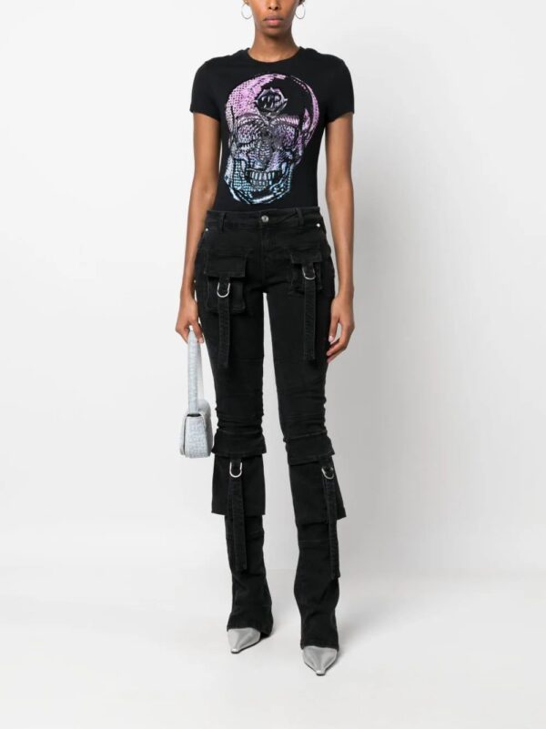 Philipp Plein  crystal-embellished skull T-shirt - Image 2